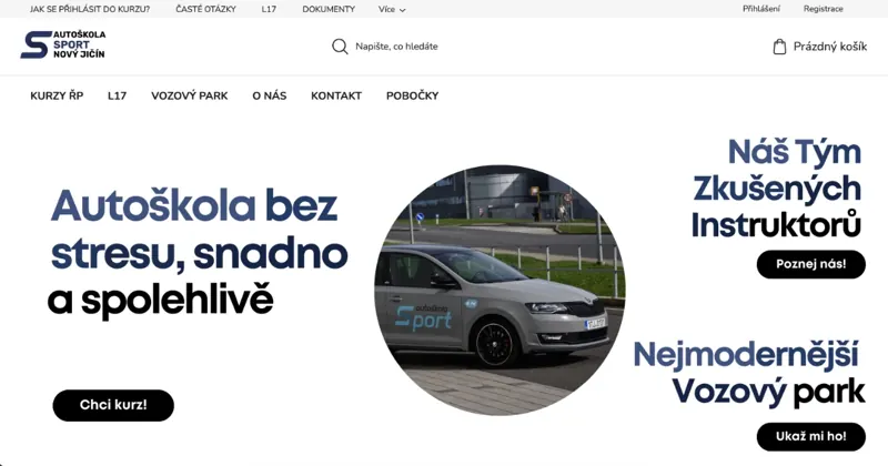 Náhled webu autoskolasport.cz