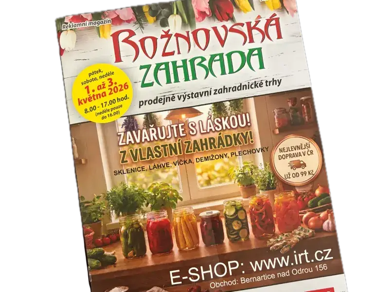 Banner pro magazín Rožnovská zahrada
